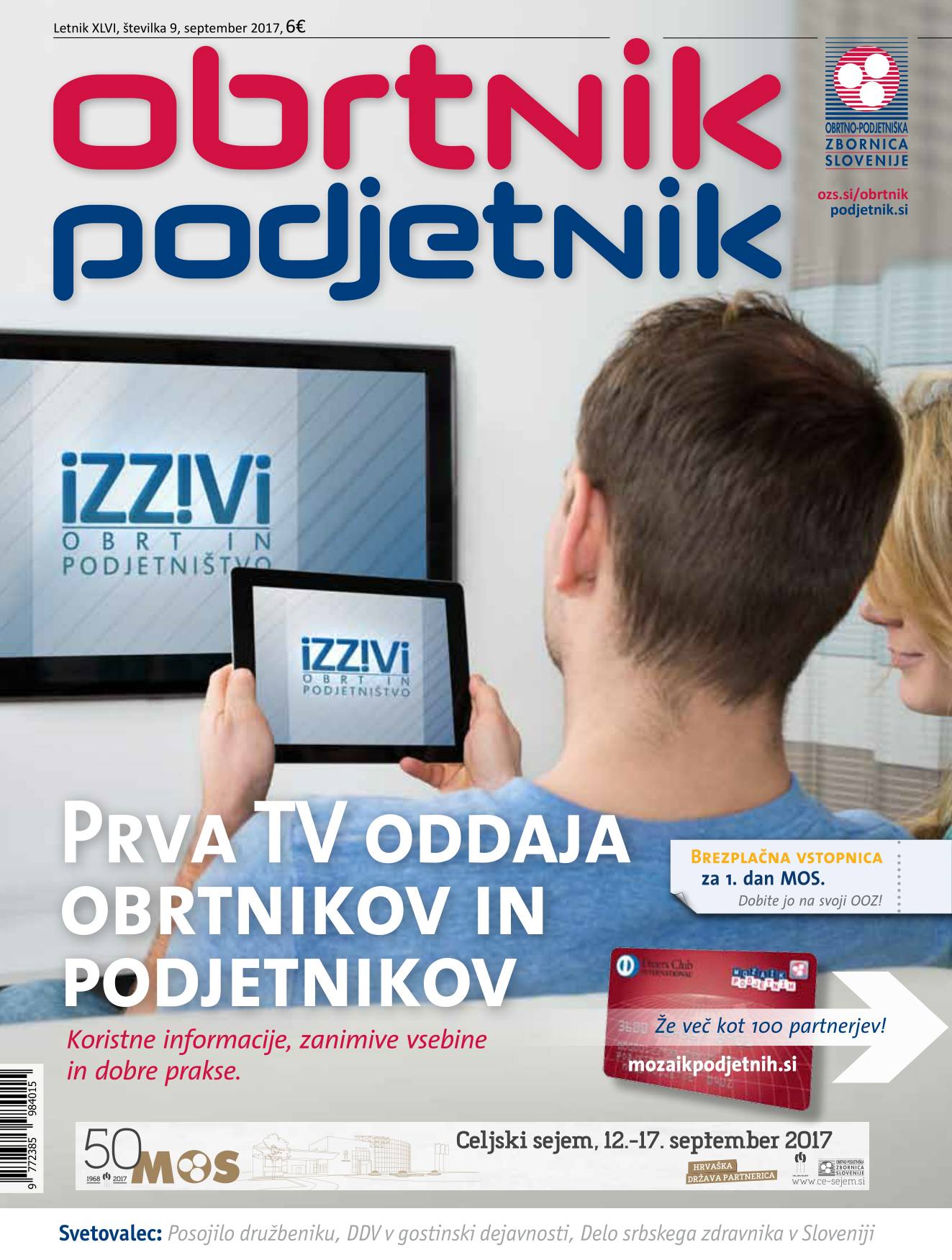 Obrtnik podjetnik september 2017