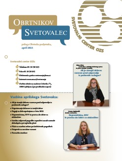 Svetovalec april 2025